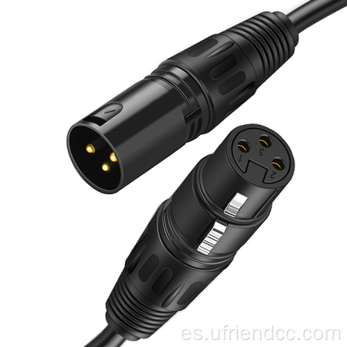 OEM 3pin Conector XLR Cable de gato de audio